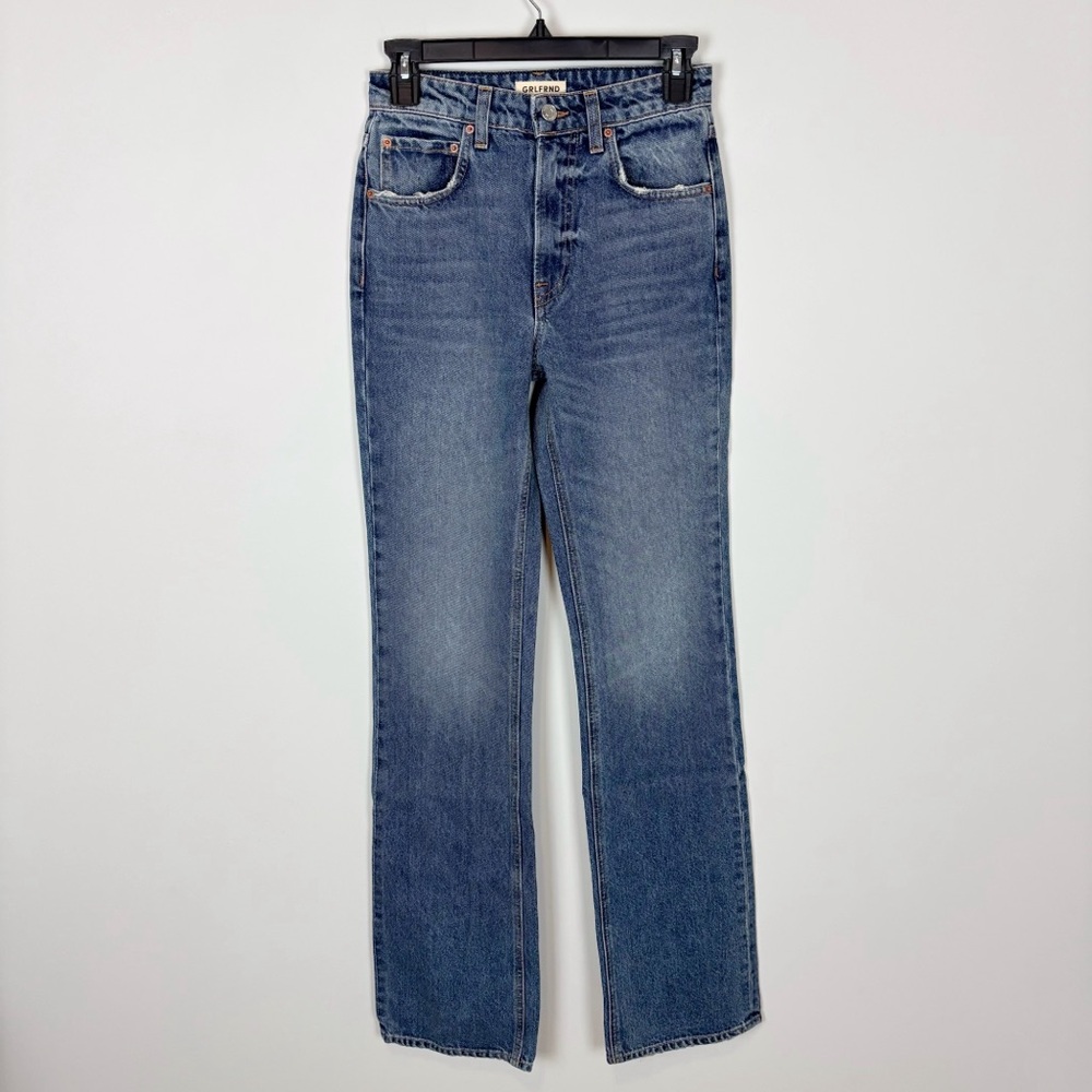 GRLFRND Melanie High Rise Boot Cut Jeans in Los Feliz Size 24 - Picture 2 of 14